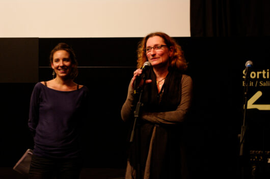 18 March - French competition. Producer Viviane Aquilli (Iskra) presents the film MOURIR ? PLUTÔT CREVER ! by Stéphane Mercurio, with Carine Bernasconi © Gaëlle Delort