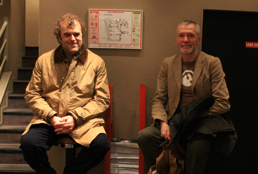 Filmmaker Pippo Delbono, LA PAURA, and Vincent Dieutre © Marion Saltel