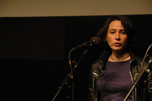 28 March - French competition. Noëlle Pujol presents her film LE DOSSIER 332 © Tatevik Nadaryan