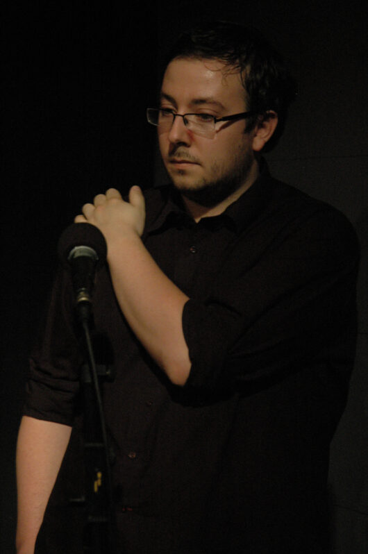 28 March - Tributes and workshops. Mathieu Macheret, with John Gianvito, present the film THE MAD SONGS OF FERNANDA HUSSEIN © Tatevik Nadaryan