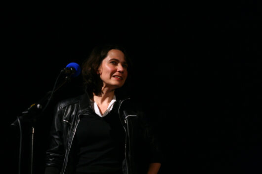 30 March - French competition. Filmmaker Noëlle Pujol presents her film LE DOSSIER 332 © Tatevik Nadaryan