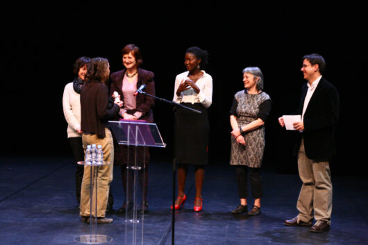 31 March - Closing evening. Award ceremony. Libraries award, special mention: HABITER/CONSTRUIRE by Clémence Ancelin © Paul Jaulin