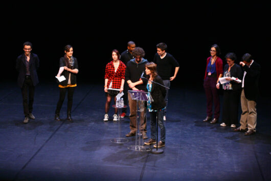 31 March - Closing evening. Award ceremony. Youth award, special mention: LA CAUSE ET L'USAGE by Dorine Brun and Julien Meunier © Tatevik Nadaryan