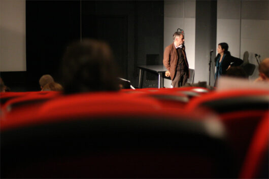 6 Mars - Compétition Française. Le réalisateur Vladimir Léon présente son film ADIEU LA RUE DES RADIATEURS (NINA) avec Michale Boganim (réalisatrice) © Valérie Dupoy