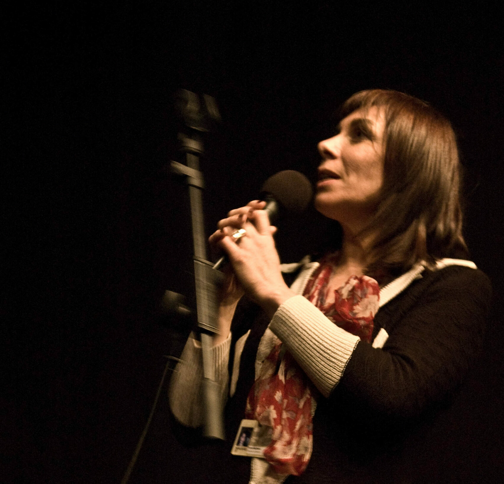 31 Mars - Compétition française. Catherine Bizern présente une séance du film de Stefano Canapa et Catherine Libert LES CHAMP BRÛLANTS © Tatevik Nadaryan