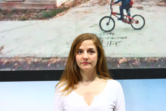 Filmmaker Clarisse Hahn, GERILLA, NOTRE CORPS EST UNE ARME ; LOS DESNUDOS, NOTRE CORPS EST UNE ARME and PRISONS © Paul Jaulin