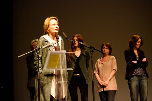27 March - Award ceremony. The Culturesfrance jury, composed of Anne-Catherine Louvet, Christine Houard, Fleur Albert, Delphine Selles, and Anne Coutinot © Gaëlle Delort