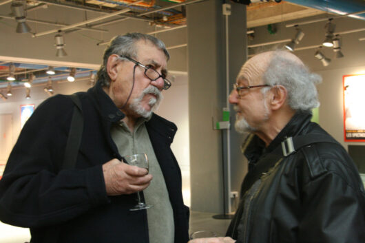 21 March - Opening ceremony. Cocktail. Emile Breton and Jean-Patrick Lebel © Paul Jaulin