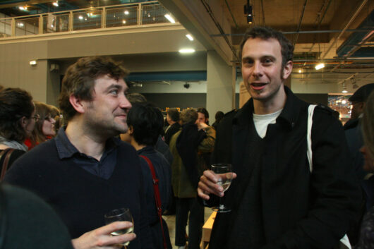 21 March - Opening ceremony. Cocktail. Arnaud Hée and Alessandro Comodin © Paul Jaulin