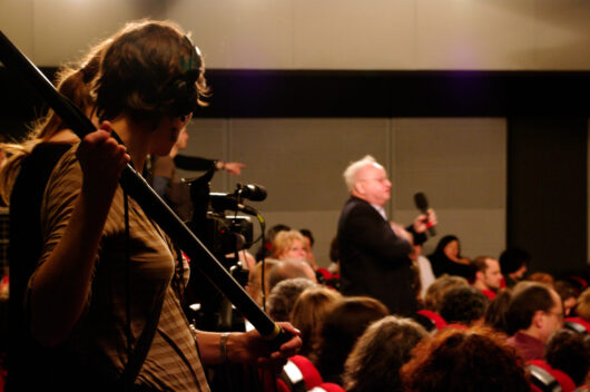 19 Mars - Compétition Internationale. Séance du film PASSION ACCORDING TO THE POLISH COMMUNITY OF PRUCHNIK du réalisateur Andreas Horvart © Gaëlle Delort