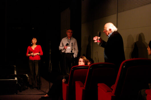 19 Mars - Compétition Internationale. La réalisatrice Sophie Bredier présente son film ELIE ET NOUS avec Claude Guisard © Gaëlle Delort