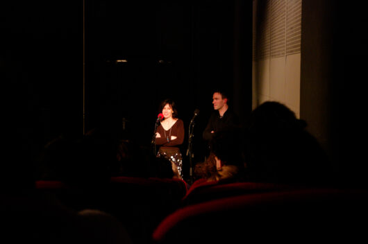 19 Mars - Compétition Française. La réalisatrice Amalia Escriva présente son film LA MIROIR AUX ALOUETTES avec François Bonenfant © Gaëlle Delort