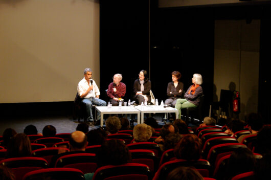 20 Mars - Rencontrer, Débattre. Débat ADDOC : où commence l'autre ? Avec Pierre Boccanfuso, Abraham Ségal, Simone Bitton, Ariane Doublet © Gaëlle Delort