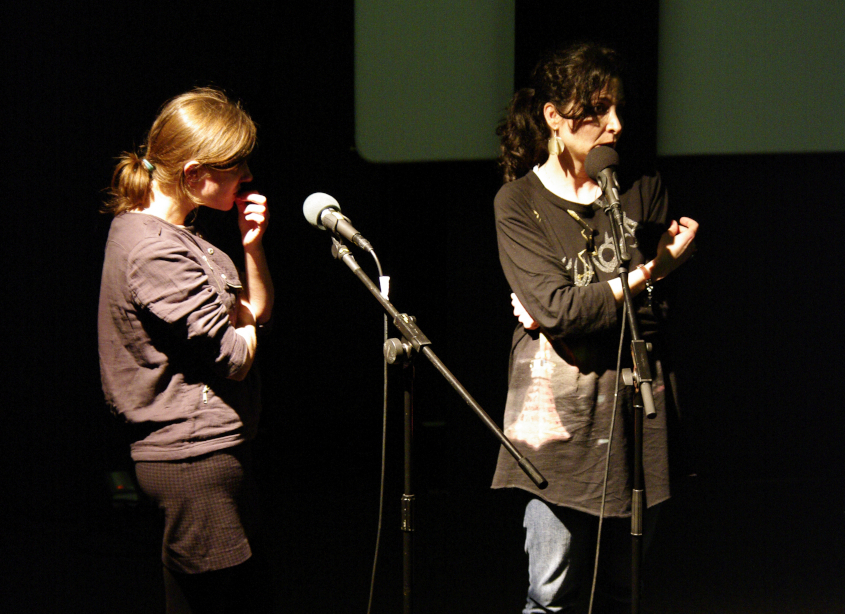 20 Mars - Compétition Française. La réalisateur Danielle Arbid présente son film CONVERSATIONS DE SALON II avec Frédérique Devillez © Gaëlle Delort