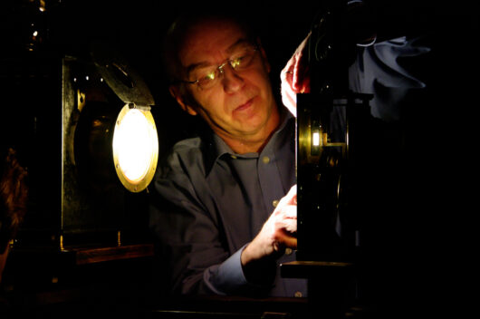 21 Mars - Projections au Cinématographe Lumière, animé par Jean-Pierre Verscheure © Gaëlle Delort