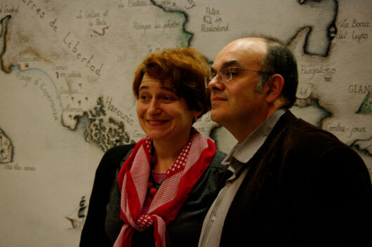 Raphaëlle Paupert Borne et Jean Laube, réalisatrice et réalisateur de MARGUERITE ET LE DRAGON © Gaëlle Delort