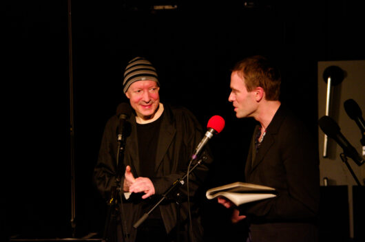 24 Mars - Compétition Internationale. Le réalisateur Szymon Zaleski présente son film HAPPY END avec François Bonenfant © Gaëlle Delort