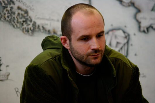 Zijad Ibrahimovic, réalisateur de CUSTODI DI GUERRA © Gaëlle Delort