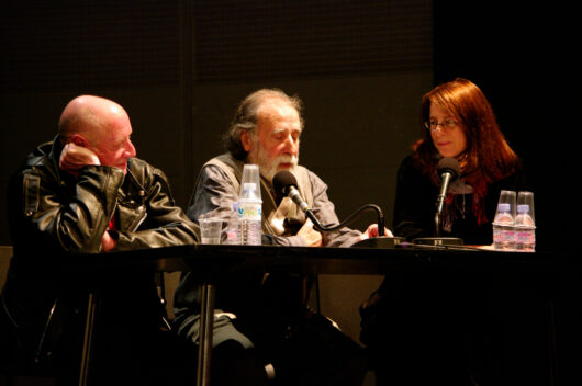 27 Mars - Dédicaces et Ateliers. Atelier du cinéaste : Marcel Hanoun à l'improviste. Avec Marcel Hanoun et Nicole Brenez © Gaëlle Delort