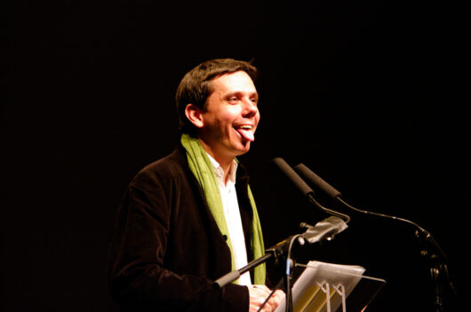 27 Mars - Cérémonie de Clôture. Palmarès. Javier Packer-Comyn (directeur artistique de la 32e édition de Cinéma du réel) © Gaëlle Delort