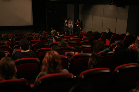 19 Mars - Compétition Internationale Premiers Films. Le réalisateur Lixin Fan présente son film LAST TRAIN HOME © Marion Staltel