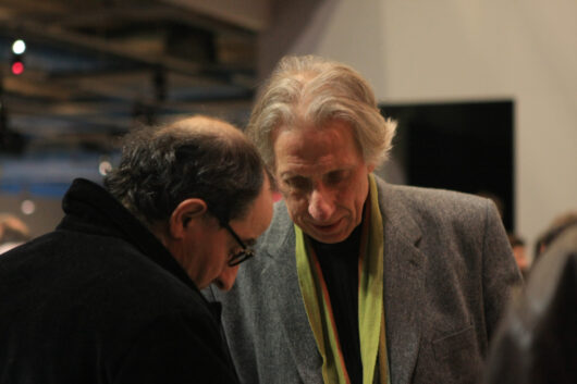 17 Mars - Cérémonie d'Ouverture. Cocktail. Michael Gaumnitz (réalisateur) et Paul Ouazan (réalisateur) © Marion Staltel