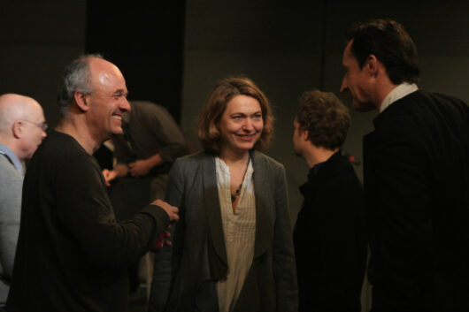 18 Mars - Philippe Dagen, Angela Lampe et Antoine Guillot © Marion Staltel