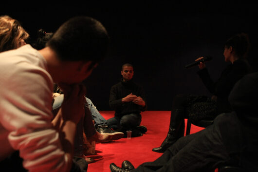 18 Mars - Compétition Française. Rencontre scolaire avec la réalisatrice Pascale Thirode autour de son film ACQUA IN BOCCA © Marion Staltel