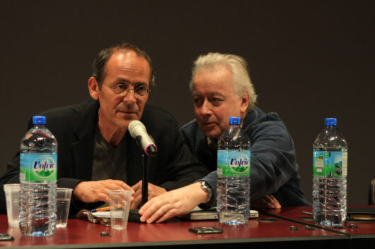 23 Mars - Rencontres Professionnelles. Main Basse sur les archives ? L’image écartelée entre mémoire collective, réappropriation et exploitation. Bernard Stiegler et Serge Viallet © Marion Staltel