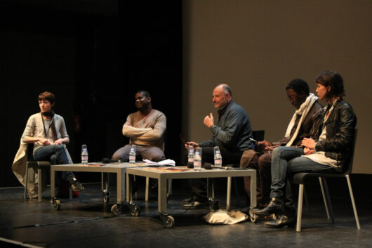 26 Mars - Rencontrer, Débattre. Cultures Frances : Quelles nouvelles perspectives pour l'Afrique ? Avec Marie-Violaine Brincard, Diwita Wa Lusala, Edouard Waintrop, Mamdou Sellou Diallo et Mati Diop © Marion Staltel