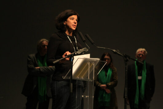 27 Mars - Cérémonie de Clôture. Palmarès. Grand Prix Cinéma du réel, avec le soutien de la Procirep : 48 de Susana, Sousa Dias © Gaëlle Delort
