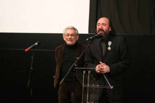 4 Mars - Soirée d'ouverture. Haruityun Khachatryan, réalisateur de SAHMAN, avec Serge Avedikian © Valérie Dupoy