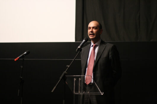 4 Mars - Soirée d'ouverture. Thierry Grognet, directeur de la Bibliothèque publique d'information © Valérie Dupoy