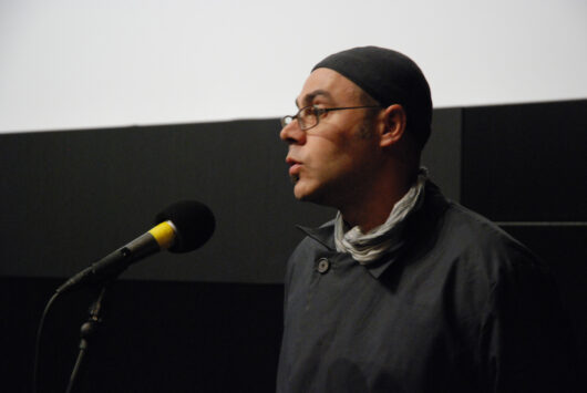 9 Mars - Compétition Internationale. Le réalisateur Laurent Gutierrez présente son film (coréalisé avec Valérie Portefaix) THE CITY OF PRODUCTION © Alexia Villard