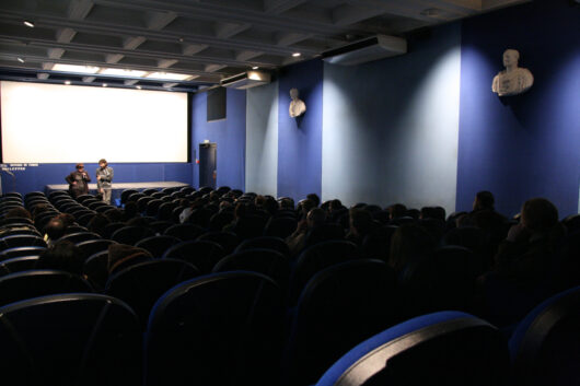 10 Mars - Compétition Internationale. Le réalisateur Jorge Leandro Colás présente son film PARADOR RETIRO © Valérie Dupoy