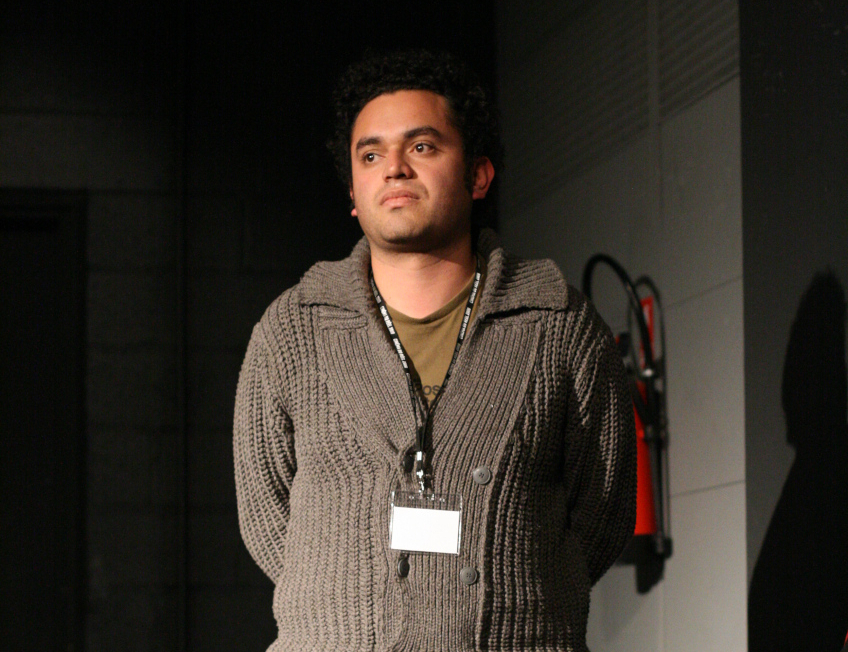 11 Mars - Compétition Internationale. Le réalisateur Jorge Caballero présente son film BAGATELA © Valérie Dupoy