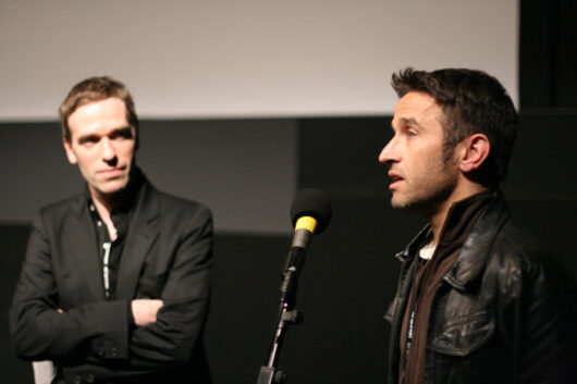 11 Mars - Compétition Française. Le réalisateur Emmanuel Vigier présente son film J'AI UN FRÈRE avec François Bonenfant © Valérie Dupoy