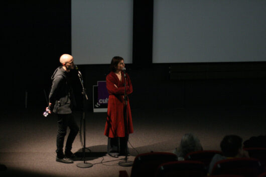 12 Mars - Compétition Française. Le réalisateur Andreï Schtakleff présente son film L'EXIL ET LE ROYAUME avec Catherine Bizern © Valérie Dupoy