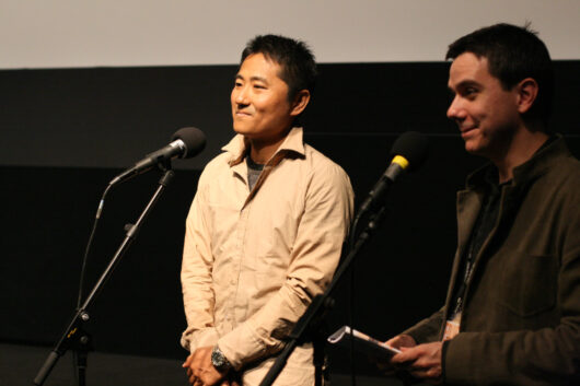 12 Mars - Compétition Internationale. Le réalisateur Kazuhiro Soda présente son film SEISHIN avec Javier Packer-Comyn © Valérie Dupoy