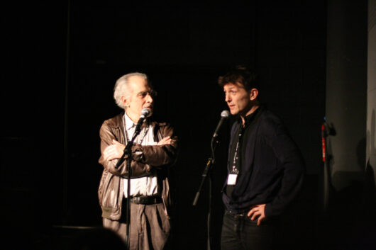 14 Mars - Compétition Internationale. Le réalisateur Jorge Leòn présente son film 10 MIN. avec Sylvain Roumette © Valérie Dupoy
