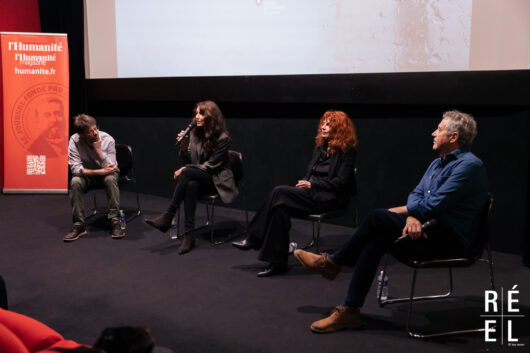 23 March - Popular Front(s) discussion following the screening of DOM, with Vadim Kamenka (L'Humanité), Svetlana Rodina, Nino Kirtadze and Laurent Stoop © Léa Rener