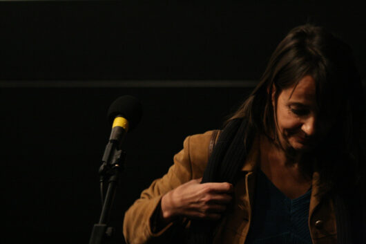 8 Mars - Compétition Française. La réalisatrice Marie Dumora présente son film JE VOUDRAIS AIMER PERSONNE © Valérie Dupoy