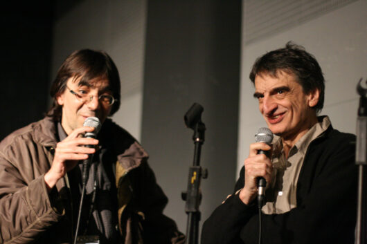 8 Mars - News From. Le réalisateur Denis Gheerbrant présente son film LA RÉPUBLIQUE avec Patrick Leboutte (critique de cinéma) © Valérie Dupoy