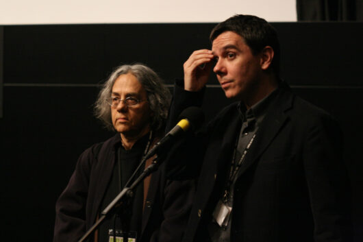 9 Mars - Compétition Internationale. La réalisatrice Mary Jimenez présente son film LE DISTIONNAIRE SELON MARCUS avec Javier Packer-Comyn © Valérie Dupoy