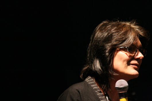 9 Mars - Compétition Française. La réalisatrice Nathalie Loubeyre présente son film NO COMMENT © Valérie Dupoy