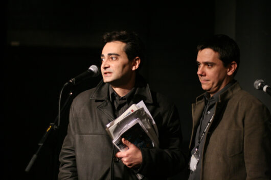 11 Mars - Compétition Française. Le réalisateur Frédéric Castaignède présente son film LA CITÉ DES ROMS avec Javier-Packer Comyn © Valérie Dupoy