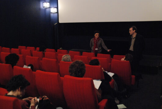 14 Mars - Compétition Française. Le réalisateur Érik Bullot présente son film TROIS FACES avec Marie-Pierre Duhamel-Muller © Nicolas Rapin