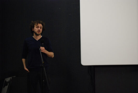 13 Mars - Compétition Internationale. Le réalisateur Olivier Meys présente son film QIANMEN QIAN © Mélodie Penet