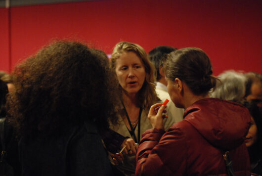 13 Mars - Cocktail. La réalisatrice Lucia Small © Mélodie Penet