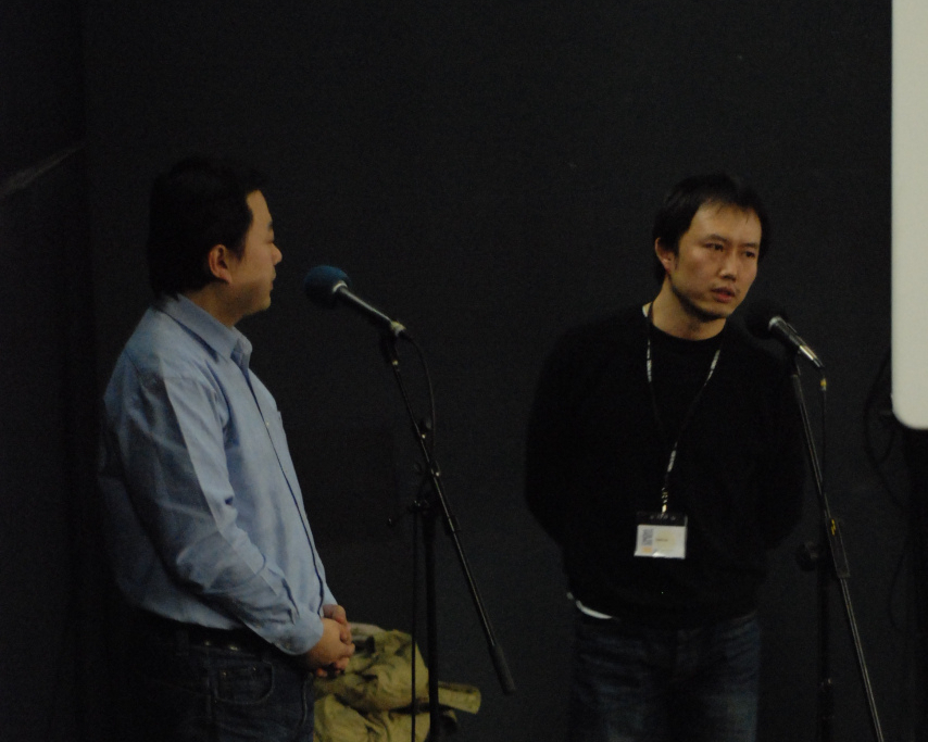 13 Mars - Compétition Internationale. Le réalisateur Haibin Du présente son film SAN © Mélodie Penet